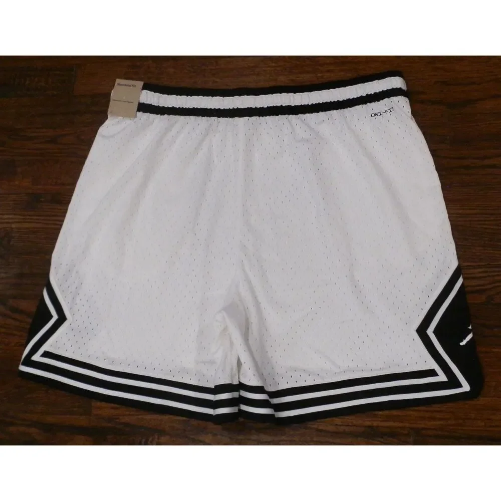 NWT Nike Jordan White Sport Diamond Dri-Fit Shorts Men's Size 3XL